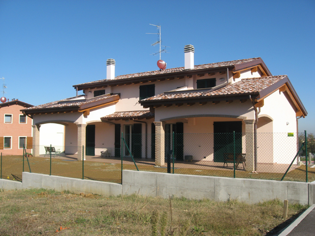 progetto di villetta bifamiliare nel Comune di Dozza